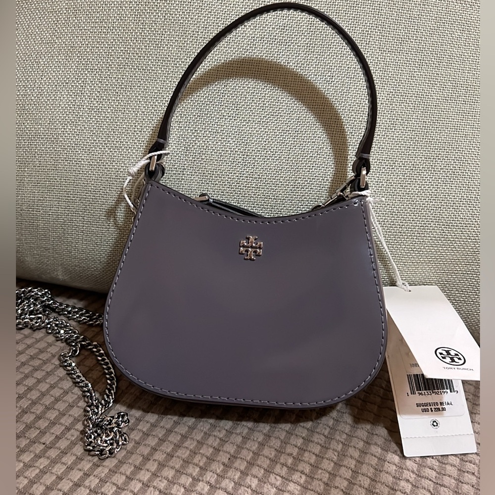 NWT GREY NANO TORY BURCH BAG